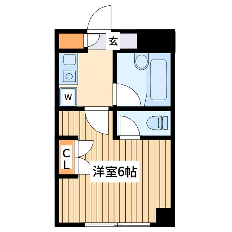 アーバンオルム府中 1階階 間取り