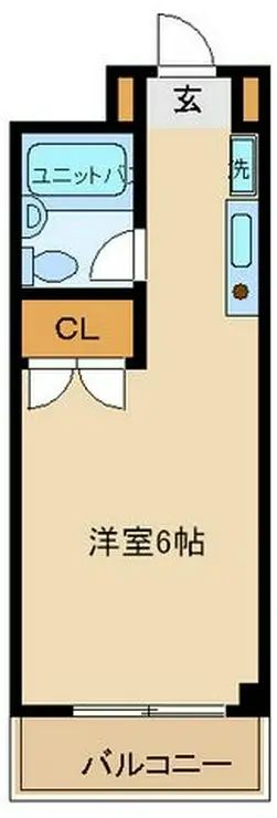 エバーグレース西府 6階階 間取り