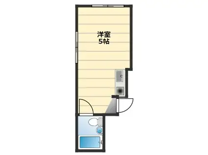 アネックス羽衣(ワンルーム/3階)の間取り写真