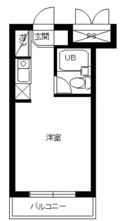 スカイコート横浜黄金町 2階階 間取り