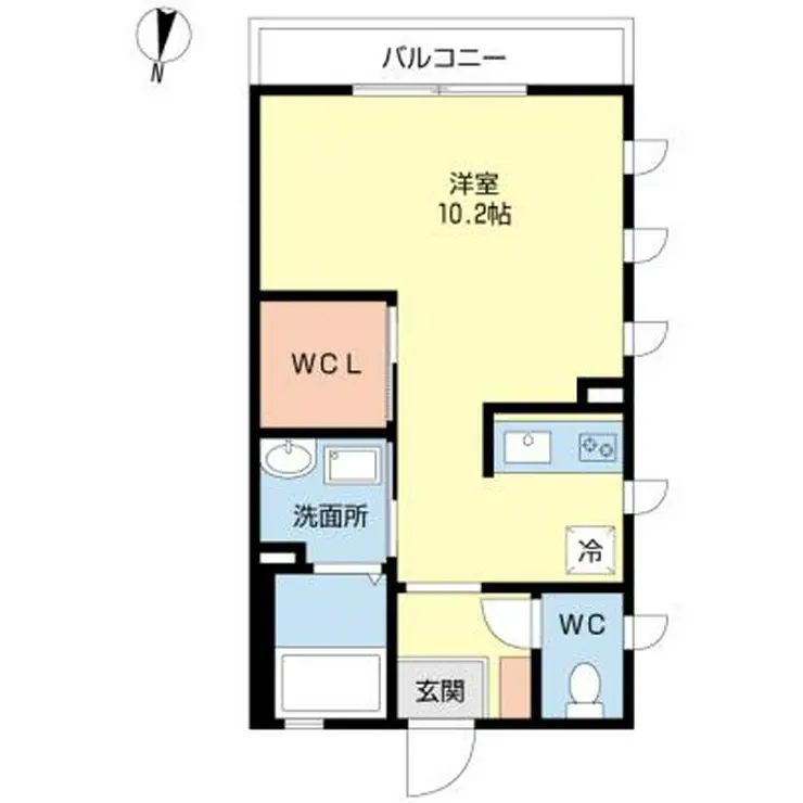 イオスメゾン 2階階 間取り