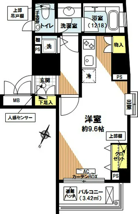 デュオ・スカーラ神楽坂タワー 1階階 間取り
