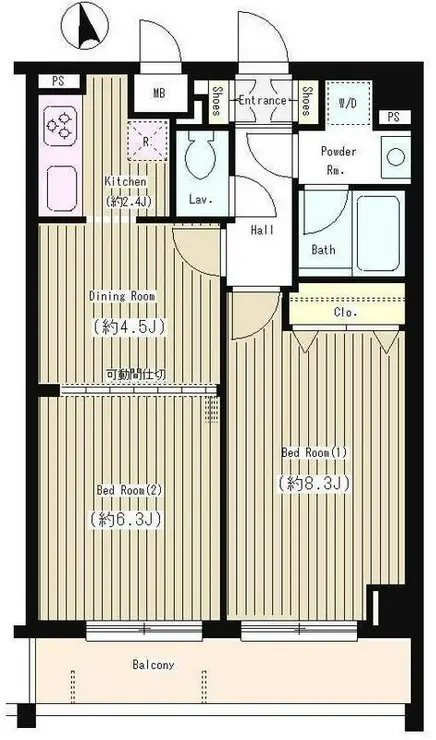 アミカルエフ 5階階 間取り