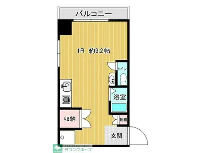 山口ビル(ワンルーム/5階)の間取り写真