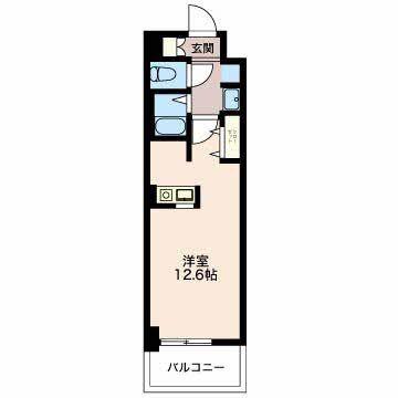 LASANTE鵜の森(ワンルーム/7階)の間取り写真