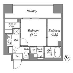 ACP RESIDENCE 西巣鴨(2K/5階)の間取り写真