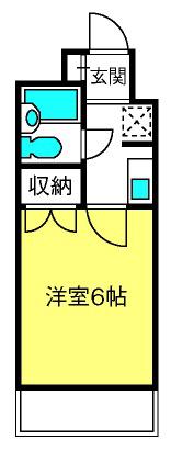エミネントプラザ(1K/3階)の間取り写真