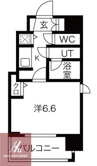 アクアプレイス梅田III(1K/5階)の間取り写真