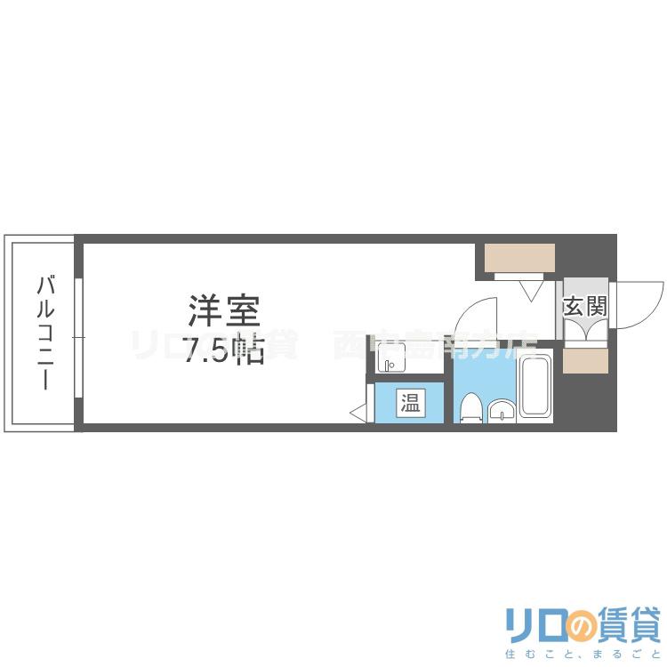 コボリマンション新大阪(ワンルーム/7階)の間取り写真