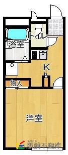 レオパレスバルーン2(1K/2階)の間取り写真