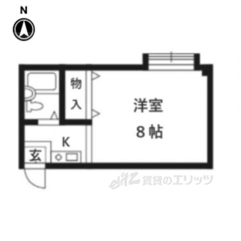 コットンハウス95(1K/3階)の間取り写真