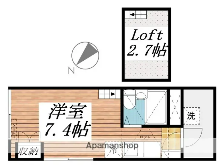 ローリエ相模大野 1階階 間取り