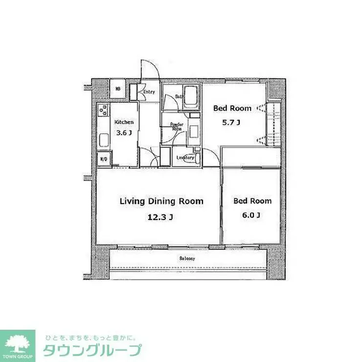 ソサエティ蔵前 7階階 間取り