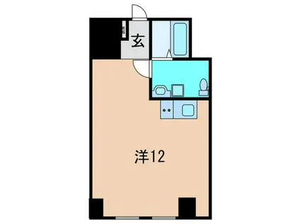 AZビル(ワンルーム/2階)の間取り写真