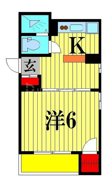 ブライトン北松戸 5階階 間取り