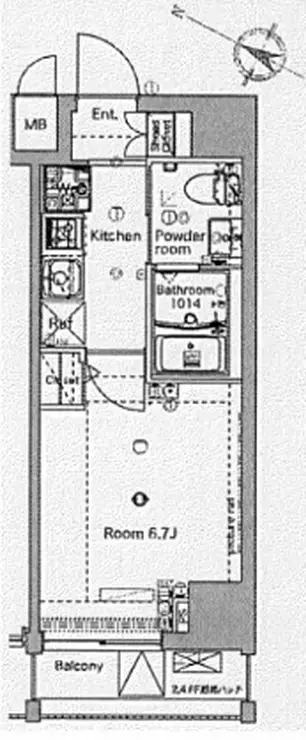 メイクスデザイン板橋本町 5階階 間取り