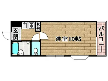 シティライフ出丸(1K/4階)の間取り写真