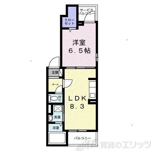シトラス・T(1LDK/3階)の間取り写真