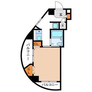 都ビル築地(1K/4階)の間取り写真