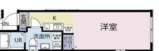 GRANDE OIMACHI(ワンルーム/3階)の間取り写真