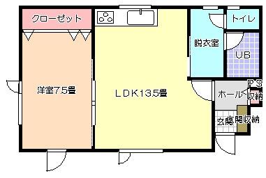 EIGHT&8(1LDK/2階)の間取り写真