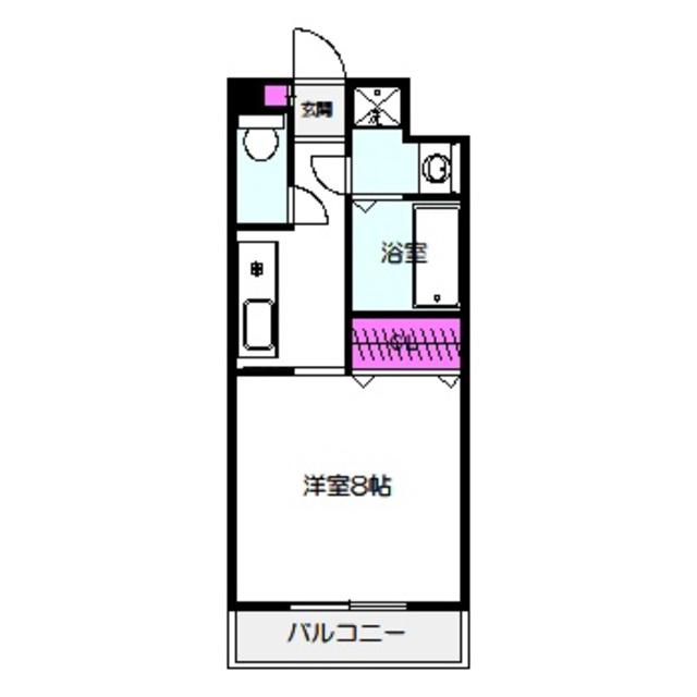 コンフォート生江(1K/3階)の間取り写真