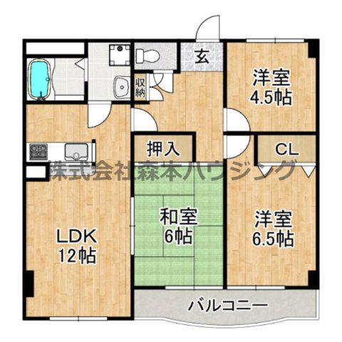 ソフィアコート(3LDK/3階)の間取り写真