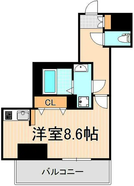 プレール・ドゥーク梅島 7階階 間取り