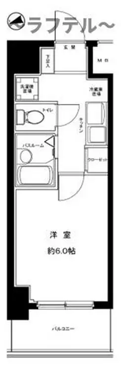 グランフォース所沢 10階階 間取り