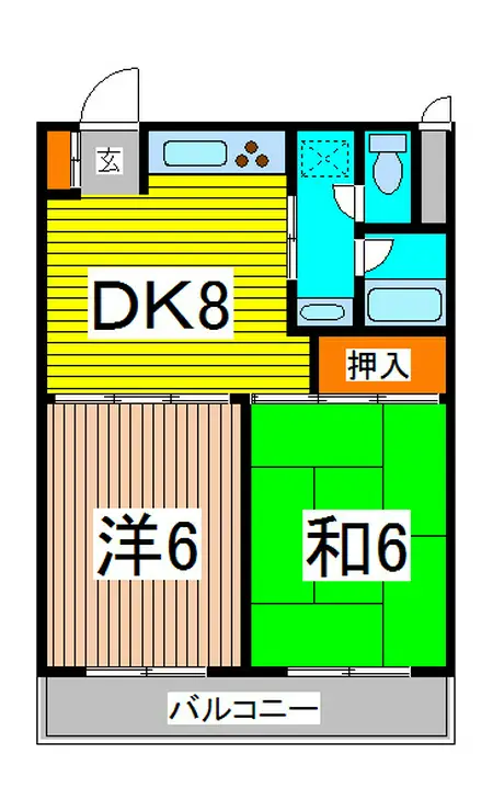 ヴィヴァーチェ浦和 1階階 間取り
