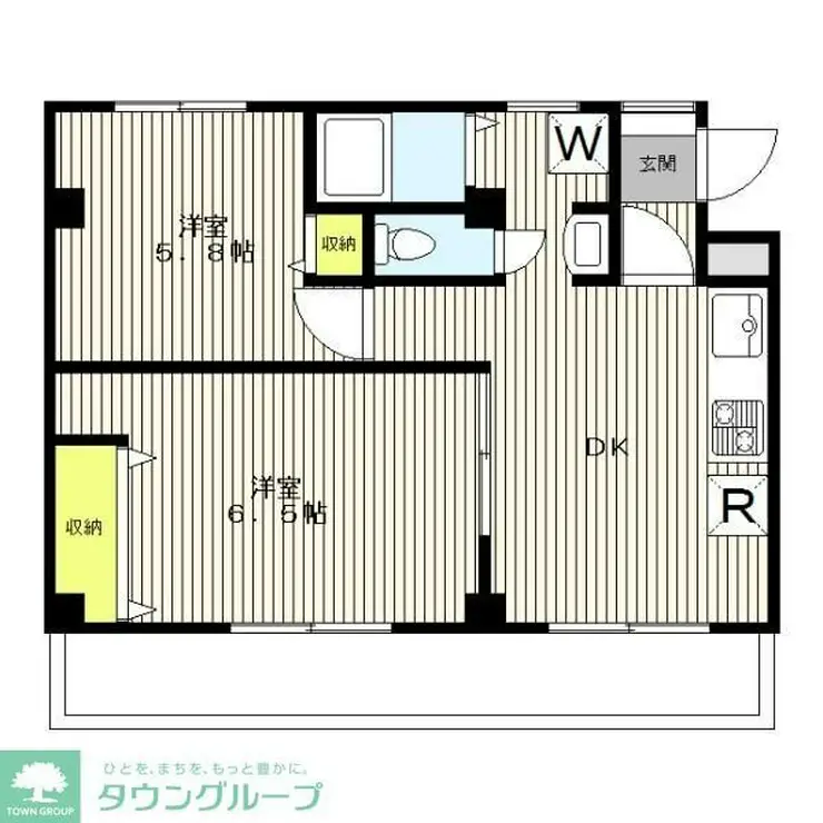 小松ハイム 3階階 間取り