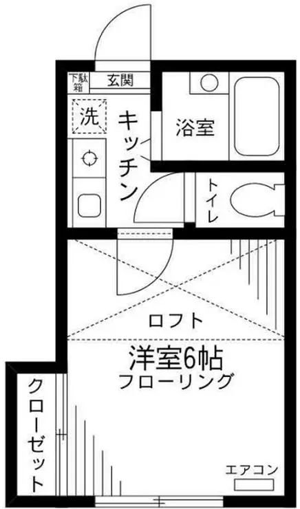 アネックス東川口10期 1階階 間取り