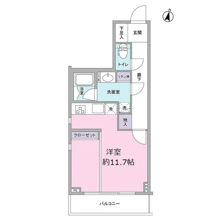 THEMELIOMEGURO 4階階 間取り