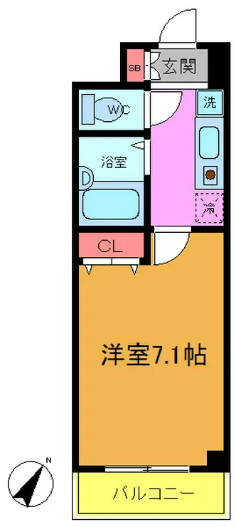 レジディア浦安II 2階階 間取り