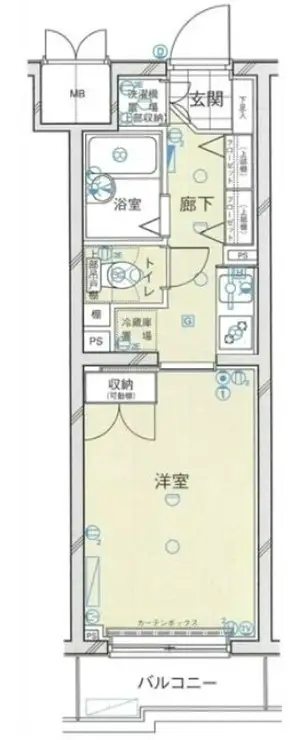 ルーブル上池台壱番館 4階階 間取り