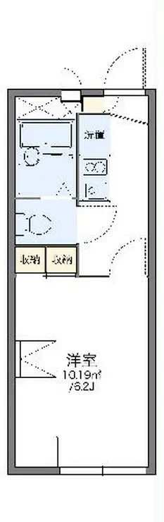 レオパレスMK 2階階 間取り