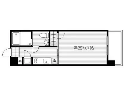 MARK SPRINGS TOWER TOKYO 52(1K/5階)の間取り写真