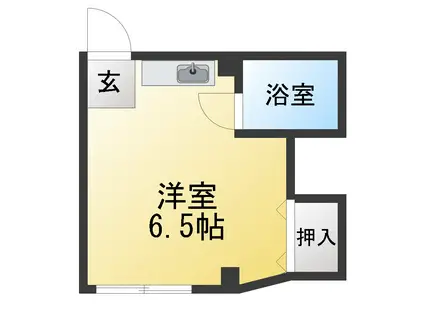 マツウラビル(ワンルーム/1階)の間取り写真