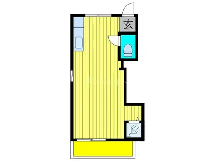 BELL FLORA(ワンルーム/3階)の間取り写真