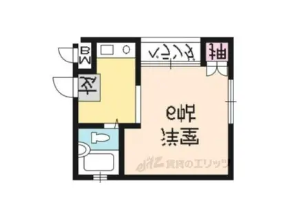 ハイム東町(1K/2階)の間取り写真