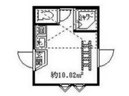 レジデンス西荻(ワンルーム/1階)の間取り写真