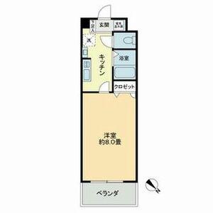 ベレーサ本山(1K/3階)の間取り写真