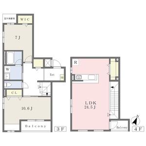 RESIDENCE DE 池下(2LDK/3階)の間取り写真