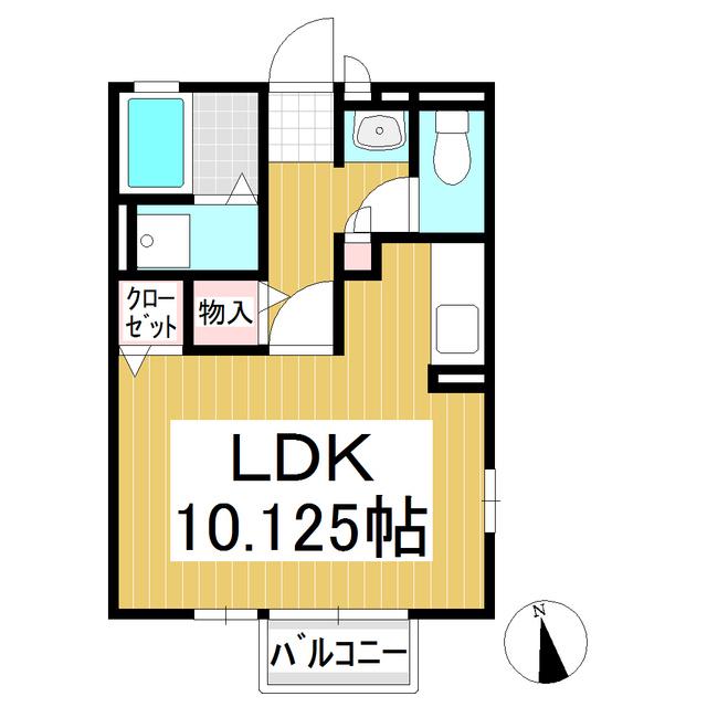 グランサンク(ワンルーム/1階)の間取り写真