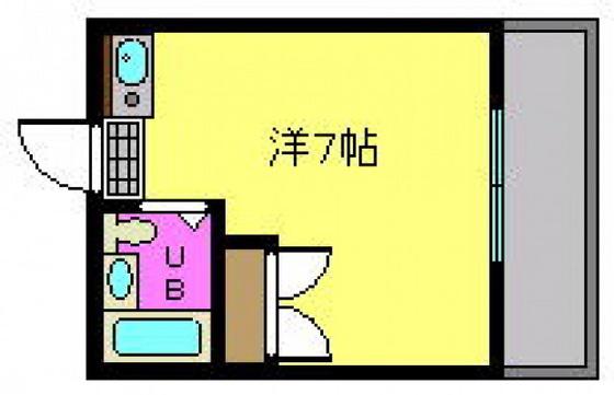 GRACE MAISON大町(ワンルーム/3階)の間取り写真