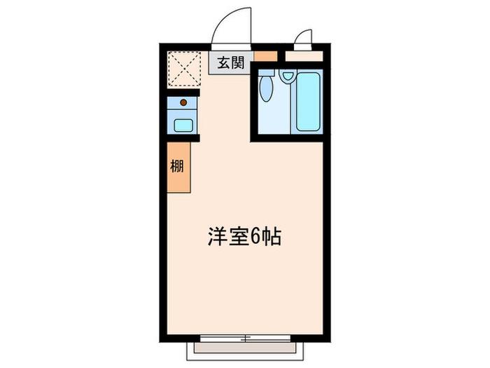 セ・ザール豊田(ワンルーム/4階)の間取り写真