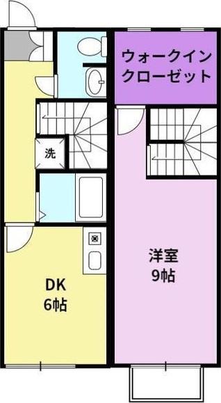 御井ヶ丘ヒルズ(1SLDK/1階)の間取り写真