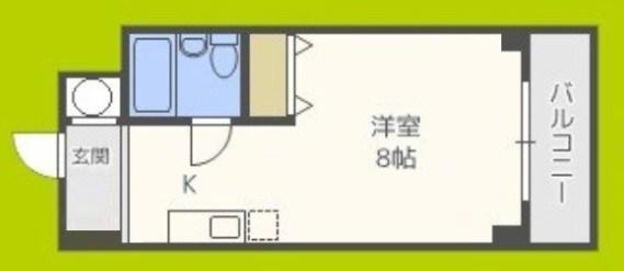 G-HOUSE(ワンルーム/5階)の間取り写真