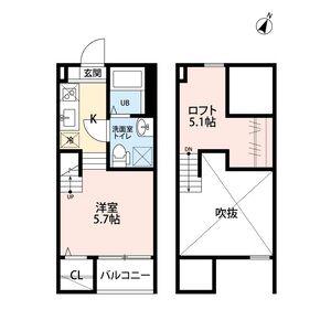 ST ZUCCA(ワンルーム/1階)の間取り写真