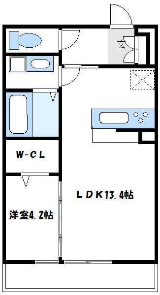 リブリ・オハナ・R&A(1LDK/3階)の間取り写真